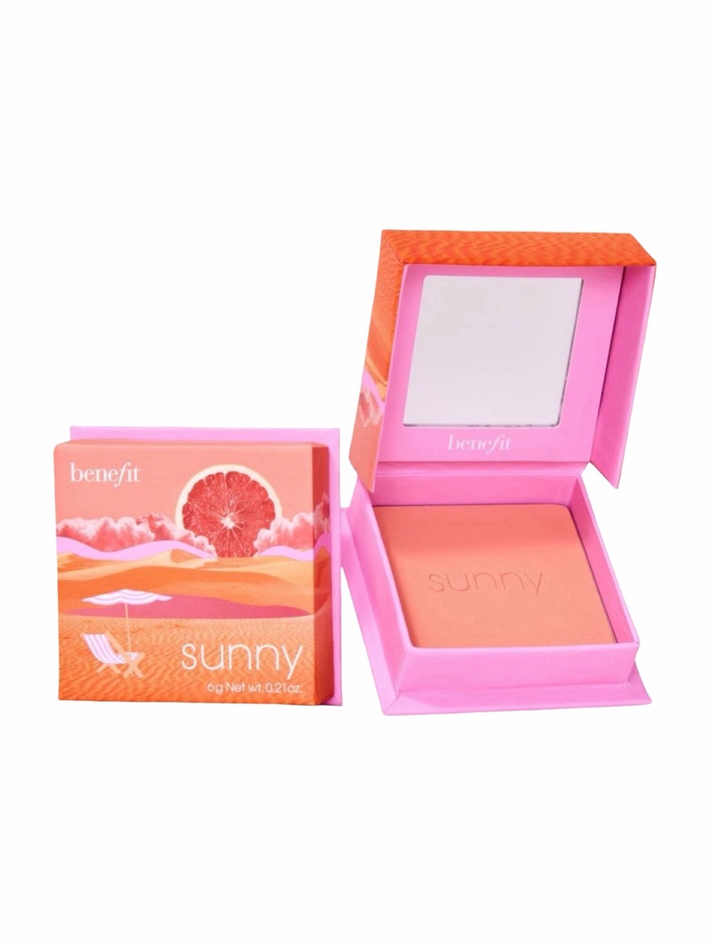 Benefit Cosmetics WANDERful World Silky-Soft Blush - 0.21 oz - Sunny Warm Coral